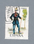 Stamps Spain -  Mayor de Infantería (repetido)