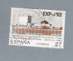 Stamps Spain -  Exposición Universal de Sevilla (repetido)