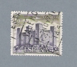 Stamps Spain -  Castillo de Sabada (repetido)