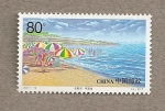 Stamps China -  Playa de Zhonghai