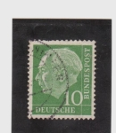 Stamps Germany -  Theodoer Heuss