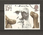 Stamps United Kingdom -  Centenario de la muerte de Charles Darwin.