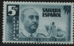 Stamps Spain -  Visita General Franco