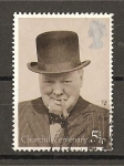 Stamps United Kingdom -  Centenario del nacimiento de Sir Winston Churchill.