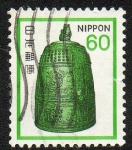 Stamps Japan -  Gran campana del templo Byodo