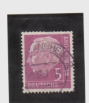 Stamps Germany -  Theodoer Heuss