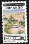 Stamps Mexico -  México turístico - Durango