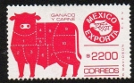 Stamps America - Mexico -  México exporta - Ganado y carne