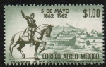 Stamps : America : Mexico :  5 de mayo 1862-1962