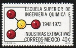 Sellos del Mundo : America : M�xico : Escuela Superior de Ingeniería Química 1948-1973