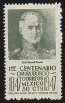 Stamps Mexico -  I Centenario Churubusco