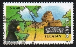 Stamps Mexico -  Yucatán