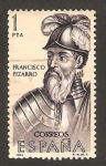 Stamps Spain -  Forjador de América, Francisco Pizarro