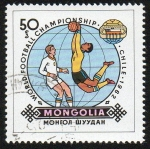 Sellos del Mundo : Asia : Mongolia : Mundial de fútbol Chile 1962