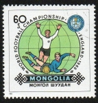 Sellos de Asia - Mongolia -  Mundial de fútbol Inglaterra 1966