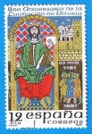 Stamps Spain -  800  aniversario de la fundacion de Navarra ( Sancho VI de Navarra )