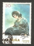 Stamps Spain -  3438 - francisco goya , pintura española