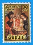 Stamps Spain -  Navidad 1981 ( El nacimiento )