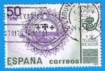 Stamps Spain -  Museo Postal (Enblema de la Academia Iberoamericana y Filipina de Historia Postal ) (Reservado)