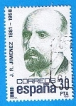 Stamps Spain -  Juan Ramon Jimenez ( 1881.1958 )