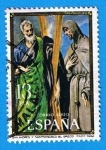 Stamps Spain -  Homenaje al Greco ( San Andres y san francisco )