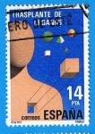 Sellos de Europa - Espaa -  Tramplante de Organos