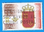 Sellos de Europa - Espa�a -  Estatutos de Autonomia   ( Murcia )