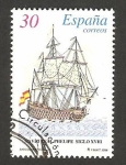Stamps Spain -  3415 - barcos de época