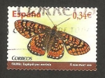 Stamps Spain -  mariposa euphydryas aurinia 