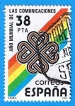 Stamps Spain -  Año mundial de las comunicaciones