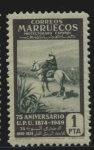 Stamps : Europe : Spain :  75 Aniversario U.P.U.