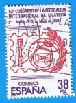 Stamps Spain -  53º congreso de la federacion internacional de filatelia