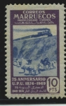 Stamps : Europe : Spain :  75 Aniversario U.P.U.