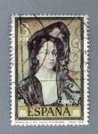 Stamps Spain -  Rerato de la  Sra.  Canals (repetido)