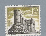Stamps Spain -  Castillo de Peñafiel (repetido)