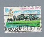 Stamps Spain -  Hispanidad 1975 (repetido)