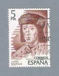 Stamps Spain -  Jorge Manrique (repetido)