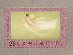 Stamps North Korea -  Bordados, Hada
