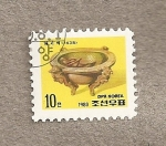 Stamps North Korea -  Recipiente