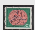 Stamps Germany -  100 años de Metereología Internacional