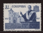 Stamps : America : Colombia :  Monseñor Carrasquilla