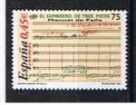 Stamps Spain -  Edifil  3838  Manuel de Falla  