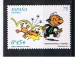 Stamps Europe - Spain -  Edifil  3840  Comics. Personajes de tebeo.  