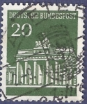 Stamps Germany -  ALEMANIA Puerta de Brandeburgo 20