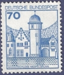 Stamps : Europe : Germany :  ALEMANIA Schloss 70 limpio