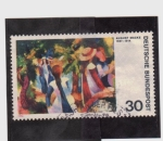 Stamps : Europe : Germany :  August Macke 1887-1914