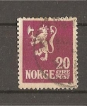 Stamps Norway -  Leon Rampante.