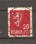 Stamps : Europe : Norway :  Leon Rampante.