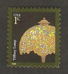 Stamps United States -  Lámpara Tiffany