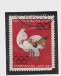 Stamps : Europe : Germany :  Olimpiadas del 64